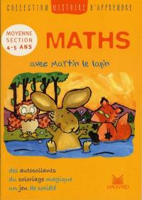 Maths avec Martin le lapin, moyenne section : 4-5 ans