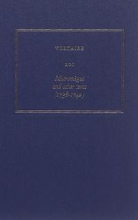 Les oeuvres complètes de Voltaire. Vol. 20C. Micromégas : and other texts (1738-1742)