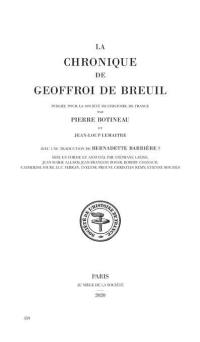 La chronique de Geoffroi de Breuil : prieur de Vigeois