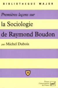 Premières leçons sur la sociologie de Raymond Boudon