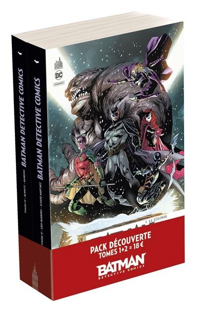 Pack découverte Batman detective comics T1 + T2 offert