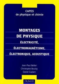 Montages de physique : électricité, électromagnétisme, électronique, acoustique : Capes de physique et chimie