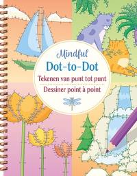 Dot-to-dot mindful : dessiner point à point. Dot-to-dot mindful : tekenen van punt tot punt