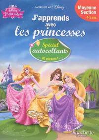 J'apprends avec les princesses, moyenne section, 4-5 ans : spécial autocollants