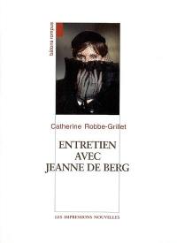 Entretien avec Jeanne de Berg