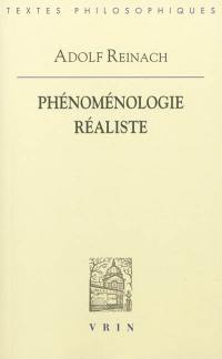 Phénoménologie réaliste
