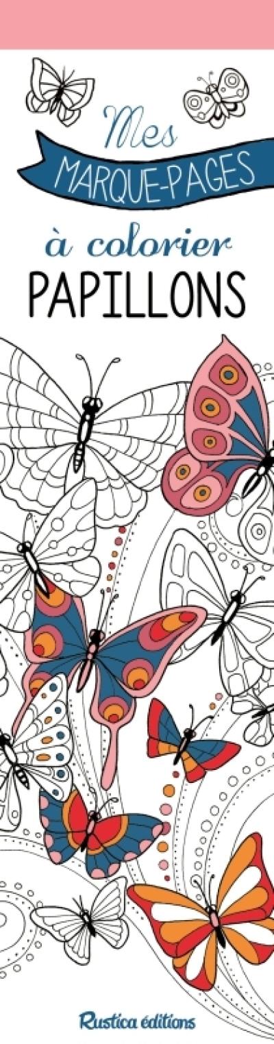 Papillons : mes marque-pages à colorier