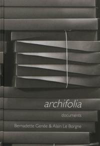 Archifolia : documents