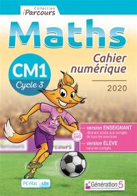 Cahier numérique : maths CM1, cycle 3 : PC-Mac, site