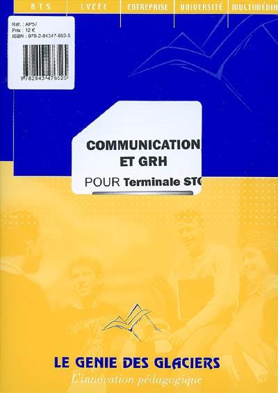 Communication et GRH pour terminale STG