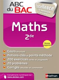 Maths 2de : nouveau programme