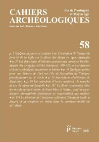 Cahiers archéologiques (Les), n° 58