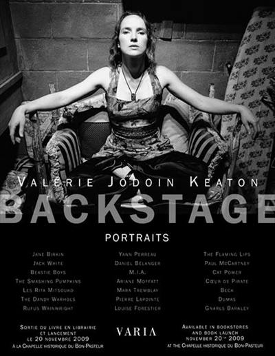 Backstage : portraits