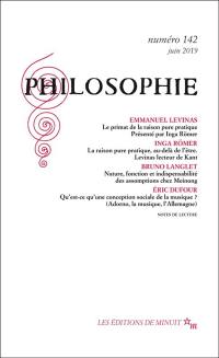 Philosophie, n° 142