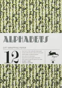 Gift wrapping paper. Vol. 41. Alphabets
