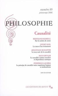 Philosophie, n° 89. Causalité