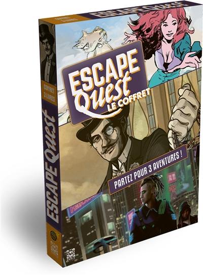 Escape quest : le coffret : partez pour 3 aventures !