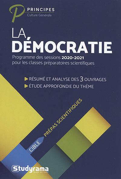 La démocratie : programme des sessions 2020-2021 pour les classes préparatoires scientifiques