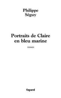 Portrait de Claire en bleu marine