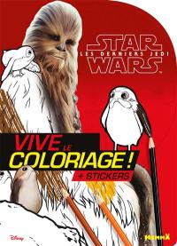 Star Wars, les derniers jedi : vive le coloriage ! + stickers