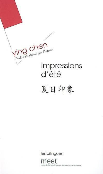 Impressions d'été : poèmes (haïkus) chinois-français