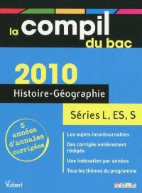 Histoire géographie séries L, ES, S