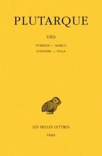 Vies. Vol. 6. Pyrrhos-Marius *** Lysandre-Sylla