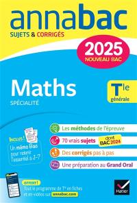 Maths spécialité, terminale générale : nouveau bac 2025