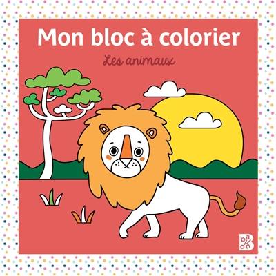 Les animaux : mon bloc à colorier