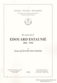 En souvenir d'Edouard Estaunié (1862-1942)
