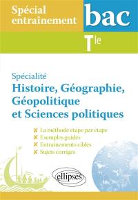 Spécialité histoire, géographie, géopolitique et sciences politiques terminale : bac