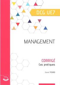 Management, DCG UE7 : corrigé, cas pratiques
