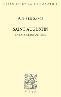 Saint Augustin : la langue des affects