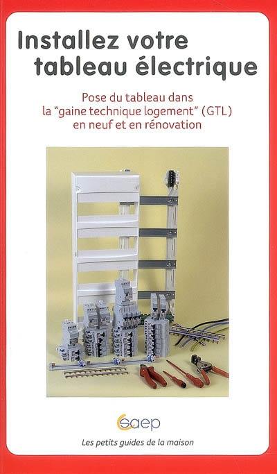 Installer votre tableau électrique : pose du tableau dans la gaine technique logement (GTL) en neuf et en rénovation
