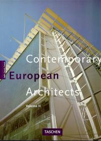 Architectes contemporains européens. Vol. 2