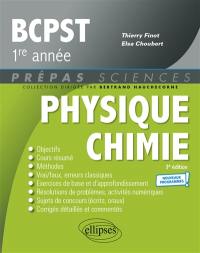 Physique chimie BCPST 1re année : nouveaux programmes