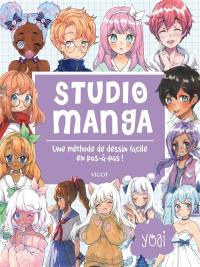 Studio manga : une méthode de dessin facile en pas-à-pas !