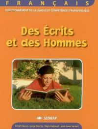 Des écrits et des hommes : français, fonctionnement de la langue et compétences transversales