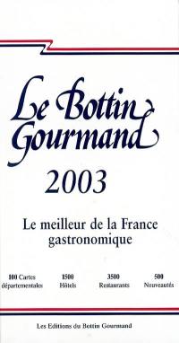 Le Bottin gourmand 2003