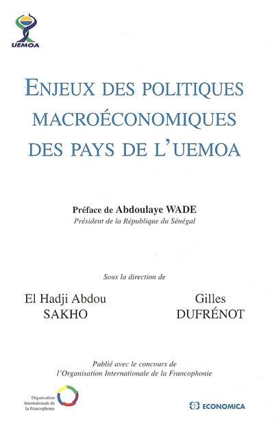 Enjeux des politiques macroéconomiques des pays de l'UEMOA