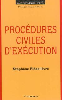 Procédures civiles d'exécution