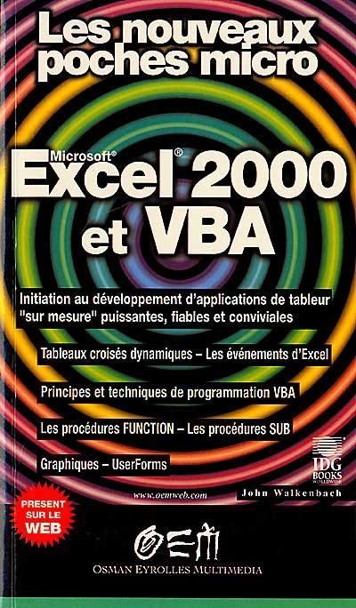 Excel 2000 et VBA