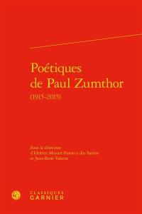Poétiques de Paul Zumthor (1915-2015)