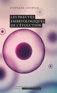 Les preuves embryologiques de l'évolution