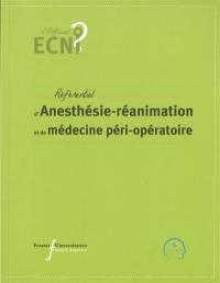 Référentiel d'anesthésie-réanimation et de médecine péri-opératoire