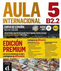 Aula internacional 5, edicion premium : curso de espanol, B2.2 : recursos digitales, audio + MP3