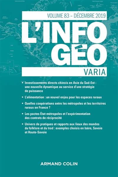Information géographique (L'), n° 83-4