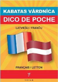 Kabatas formata vardnica francu-latviesu & latviesu-francu. Dico de poche letton-français & français-letton