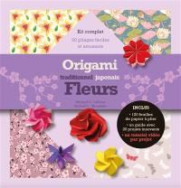 Origami traditionnel japonais : fleurs : kit complet, 20 pliages faciles et amusants