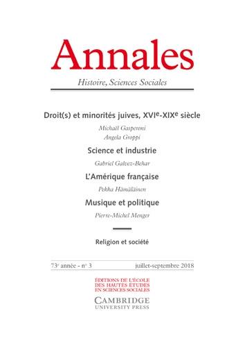 Annales, n° 3 (2018)